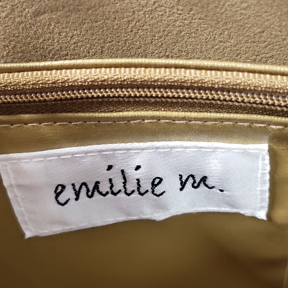 Emilie M. Women's Blue Shoulder Bag - Picture 10 of 11